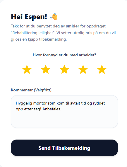 Kundetilbakemelding